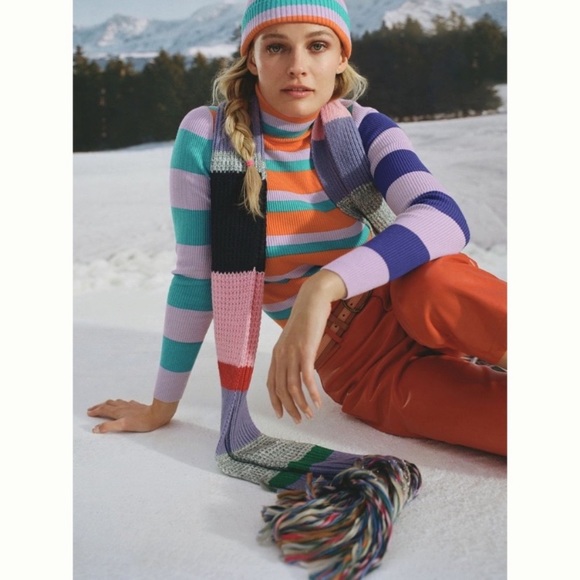 Anthropologie NWT Maeve Striped Turtleneck Sweater Size 1X. - Picture 4 of 14